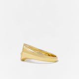 Mini Chevaliere hart ring blauw