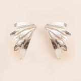 Leaves clip oorbellen