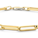 14kt Geelgouden closed forever armband
