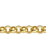 14kt geelgouden Jasseron armband 4mm