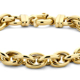 14kt geelgouden Jasseron armband 8mm
