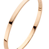 14kt Roségouden vierkante bangel