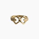 Signet ring double square I