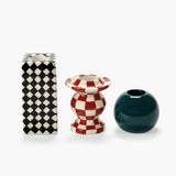Kandelaar set/3 Chessboard Les Objets Mouleversants