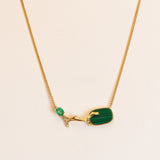 Collier met hanger in de vorm van een tak