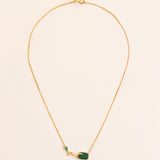 Collier met hanger in de vorm van een tak