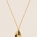 Collier met mossel en granaat
