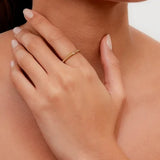 9kt geelgouden ring alliance Rayures