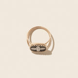 Ring Bowie N°2 zwart