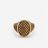 Ovale zegelring Chevaliere Python