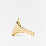 Chevaliere ring peer met tiger eye