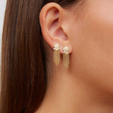 Octopusoorbellen met diamant