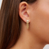 Octopusoorbellen met diamant